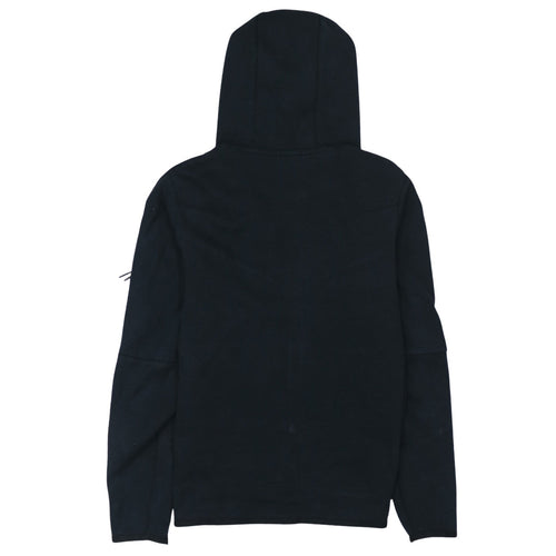 Nike Men Black Full Zip Hoodie Size S Regular Fit Cotton Blend
