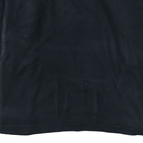 Columbia Women Black L Fleece 1/4 Zip Pullover Sweatshirt