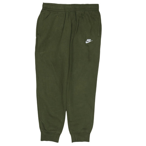 Nike Men's Green Jogger Sweatpants M Regular Fit Fleece