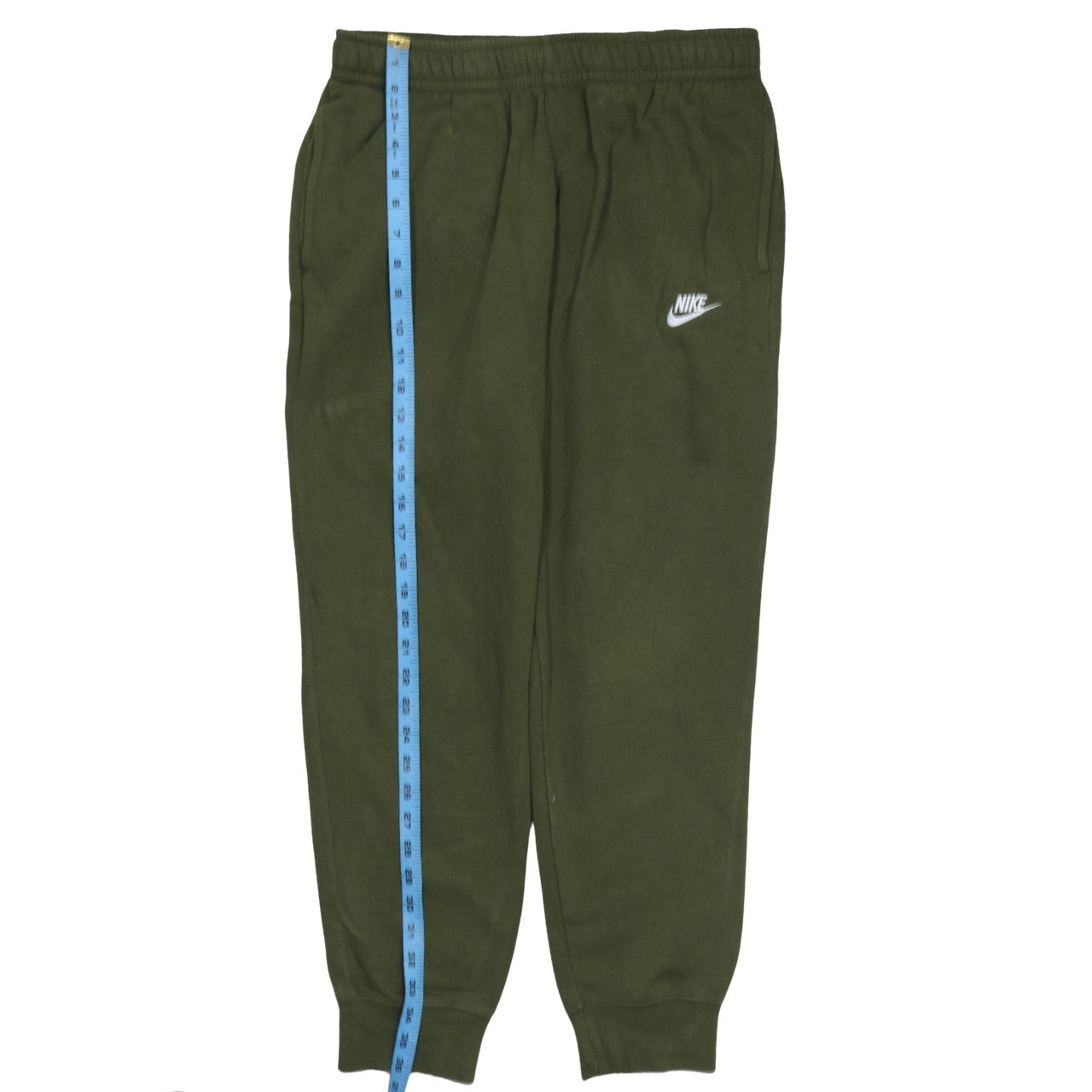 Nike Men's Green Jogger Sweatpants M Regular Fit Fleece