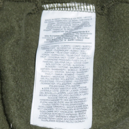 Nike Men's Green Jogger Sweatpants M Regular Fit Fleece