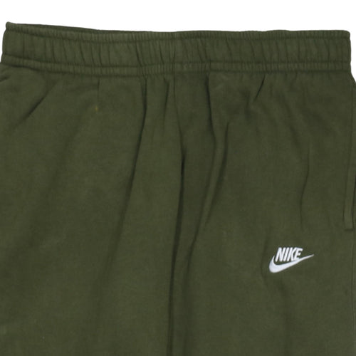 Nike Men's Green Jogger Sweatpants M Regular Fit Fleece