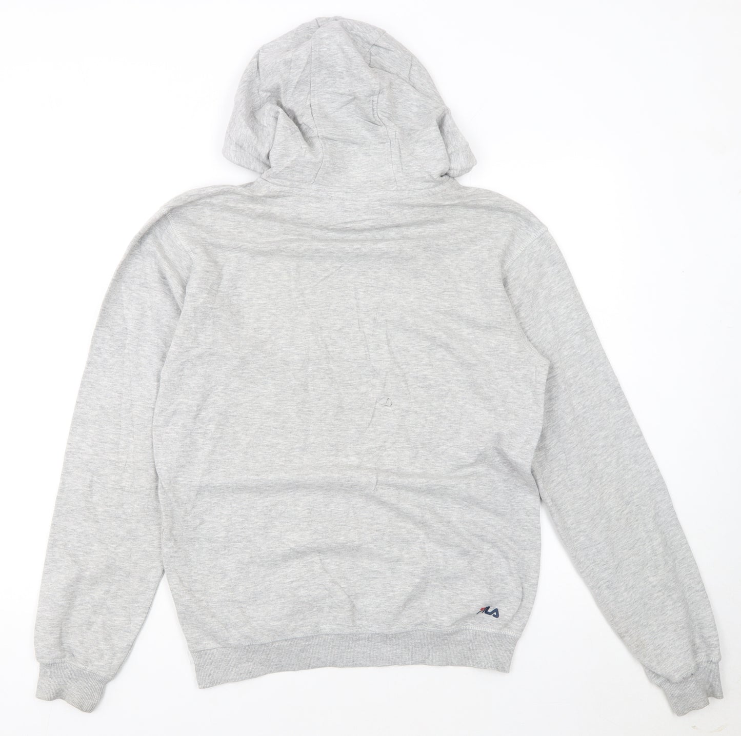 Fila Womens Grey XS Pullover Hoodie with Logo Print