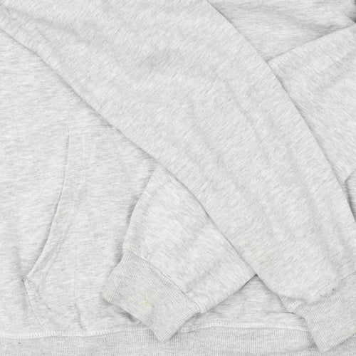 Fila Womens Grey XS Pullover Hoodie with Logo Print