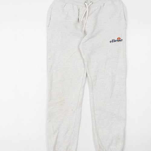 Ellesse Girls Grey Jogger Sweatpants 12-13 Years Cotton Blend