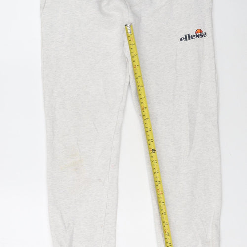 Ellesse Girls Grey Jogger Sweatpants 12-13 Years Cotton Blend