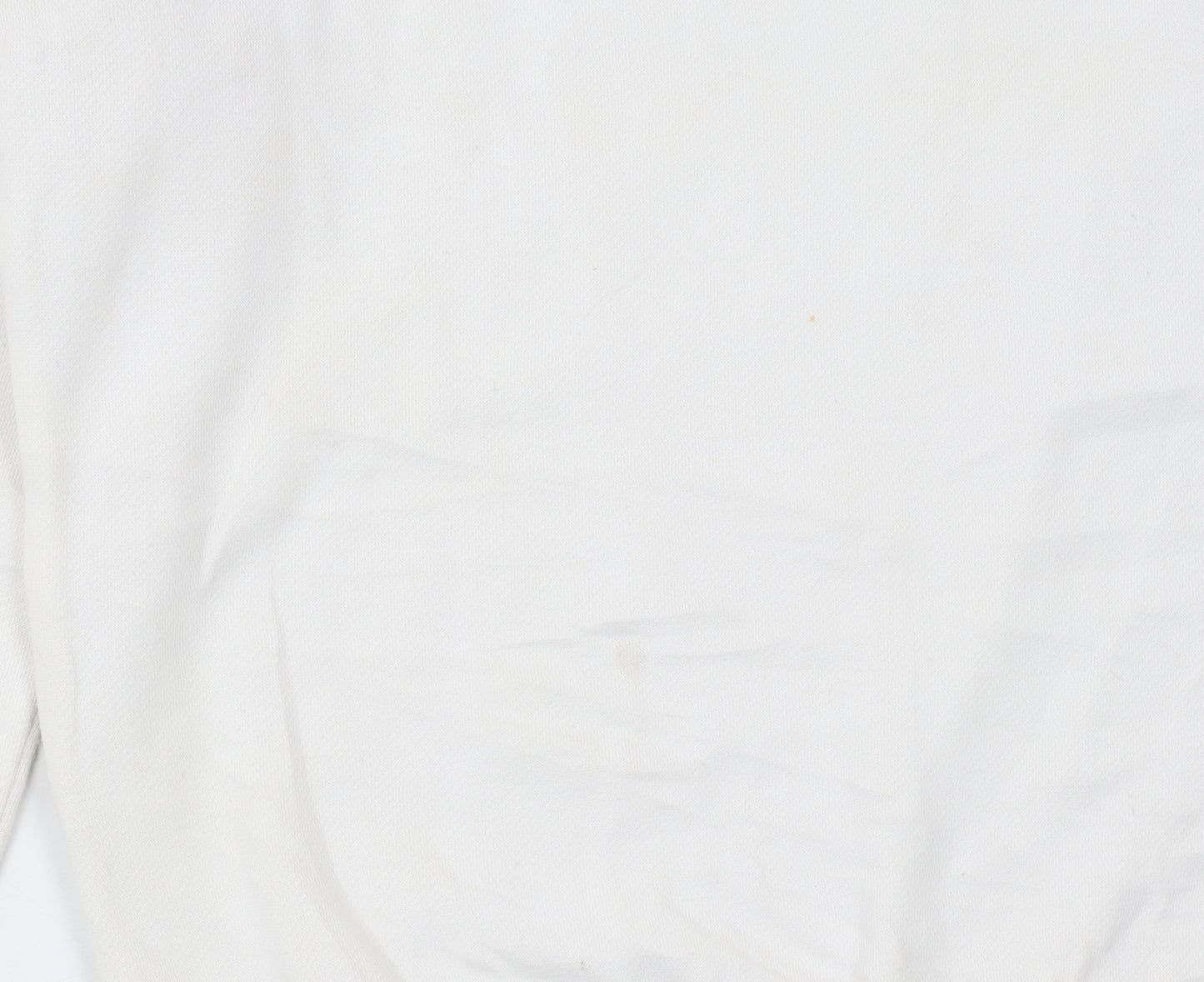 New Balance Womens White XS Pullover Sweatshirt Cotton Blend