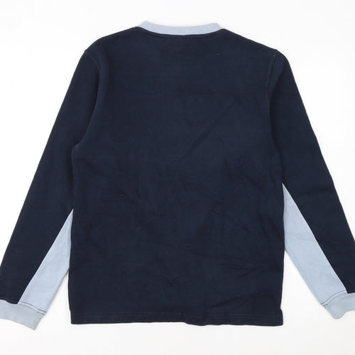 Umbro Boys Blue Pullover Sweatshirt 14 Years Long Sleeve Football Graphic