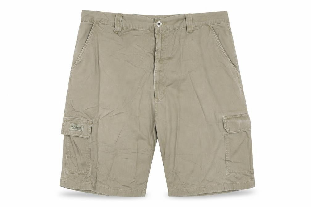 WRG Jean Co Men Beige Cargo Shorts Size 40 Cotton Casual