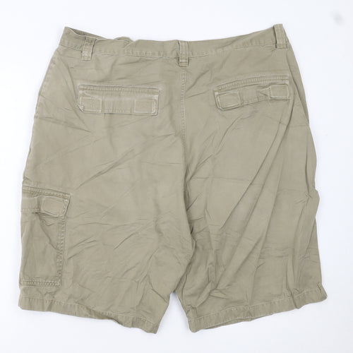 WRG Jean Co Men Beige Cargo Shorts Size 40 Cotton Casual