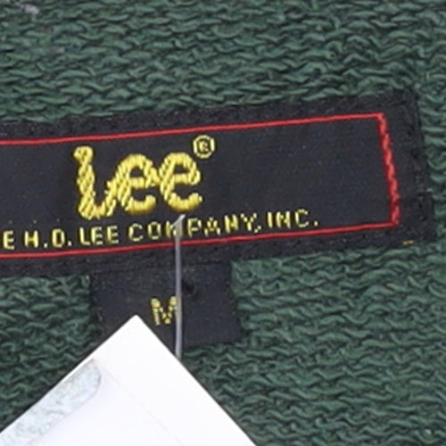 Lee Men’s Green Logo Pullover Sweatshirt Size M