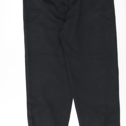 Reebok Men's Black Jogger Sweatpants M Regular Fit Activewear Trousers