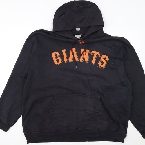 Genuine Merchandise Men's Black XL Pullover Hoodie with Giants Logo