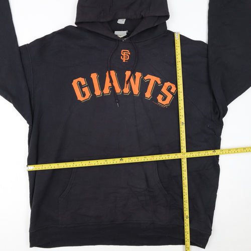 Genuine Merchandise Men's Black XL Pullover Hoodie with Giants Logo