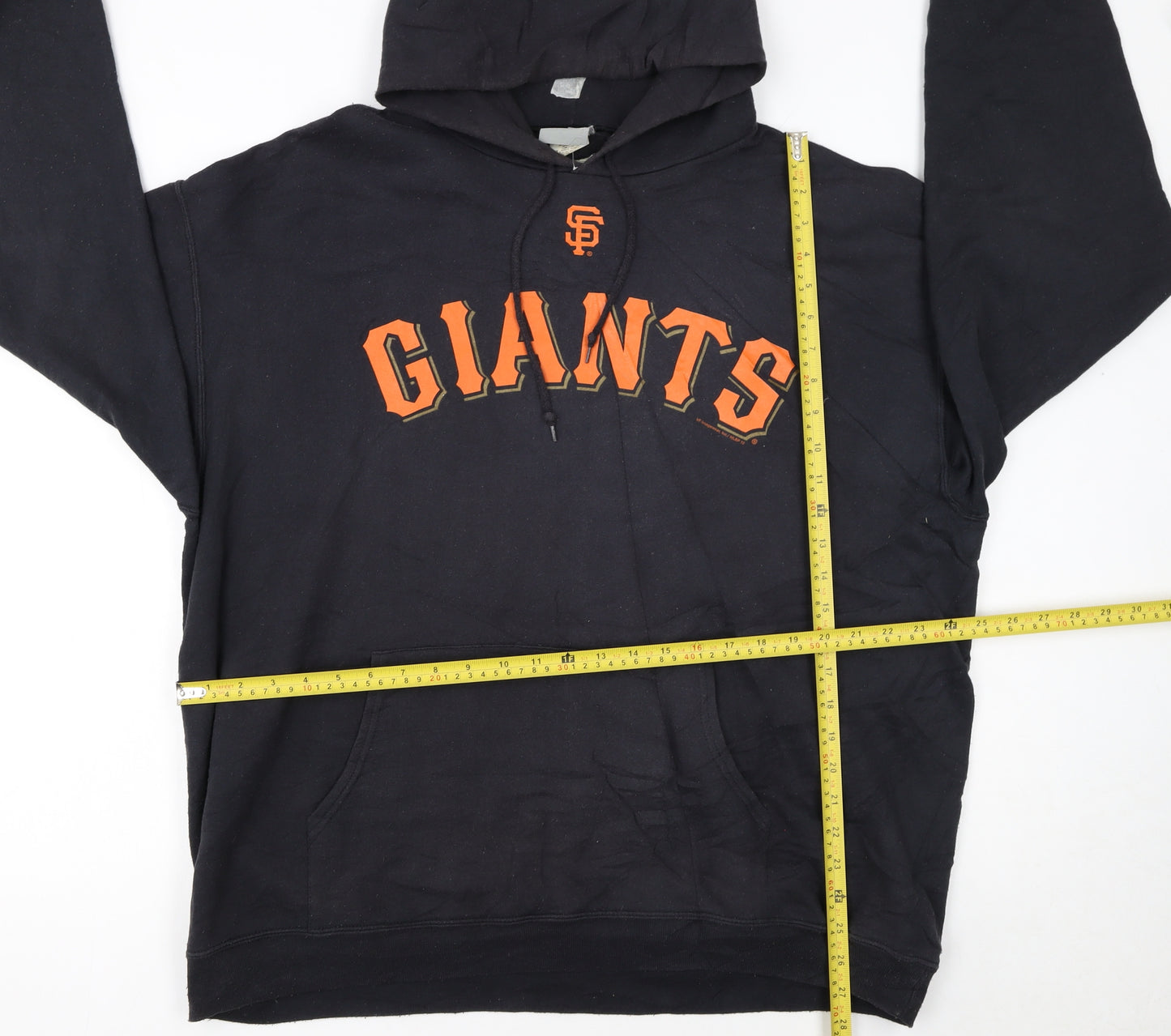 Genuine Merchandise Men's Black XL Pullover Hoodie with Giants Logo