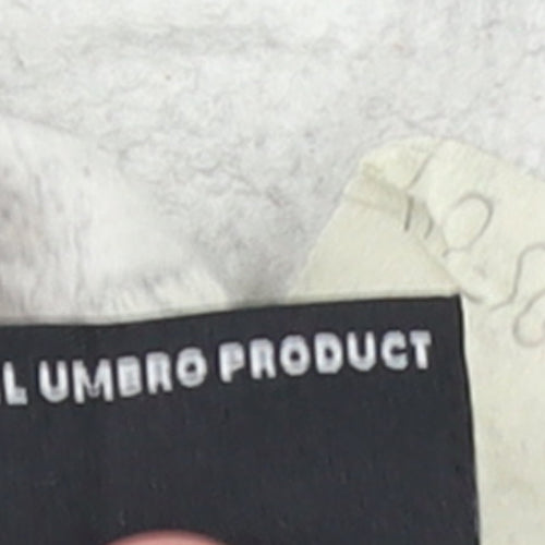 Umbro Men's Grey Full Zip Hoodie Medium Sports Fleece