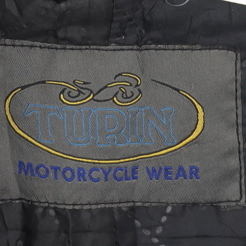 Turin Women’s Black Motorcycle Snow Pants Size 18 Waterproof Cordura