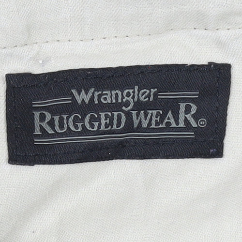 Wrangler Men’s Beige Chino Trousers 46x32 Relaxed Fit Cotton
