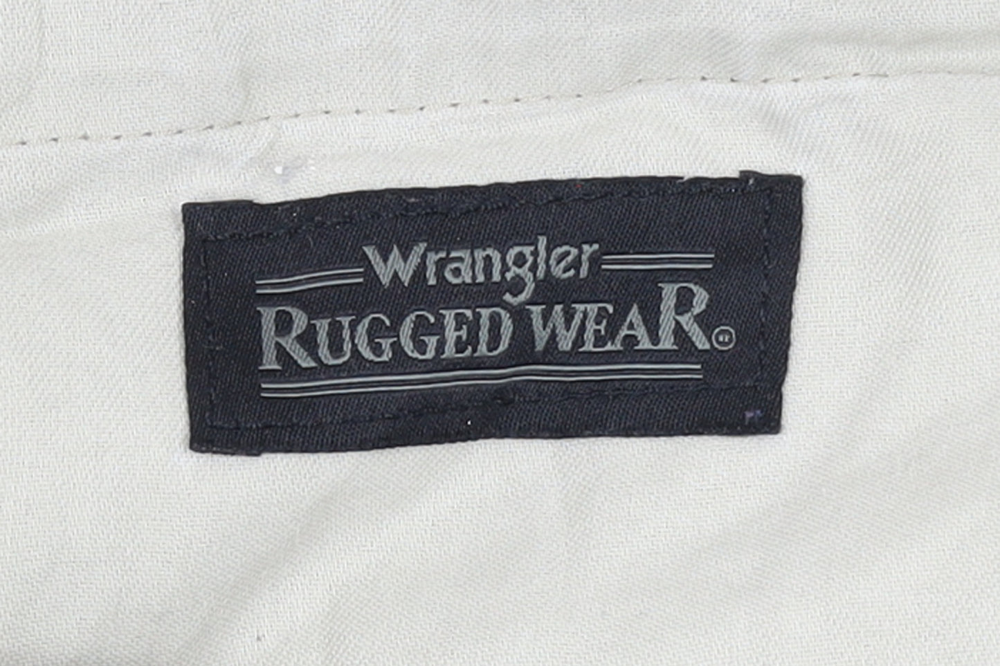 Wrangler Men’s Beige Chino Trousers 46x32 Relaxed Fit Cotton