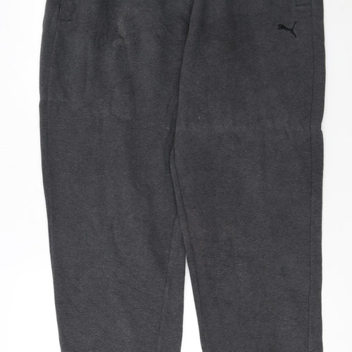 Puma Men's Black XL Fleece Lined Sweatpants Joggers