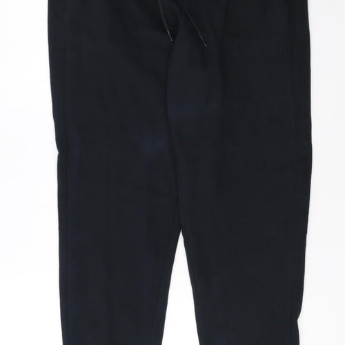 Puma Men's Black Jogger Sweatpants L Regular Fit Casual Trousers