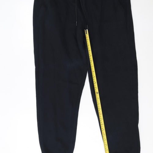 Puma Men's Black Jogger Sweatpants L Regular Fit Casual Trousers