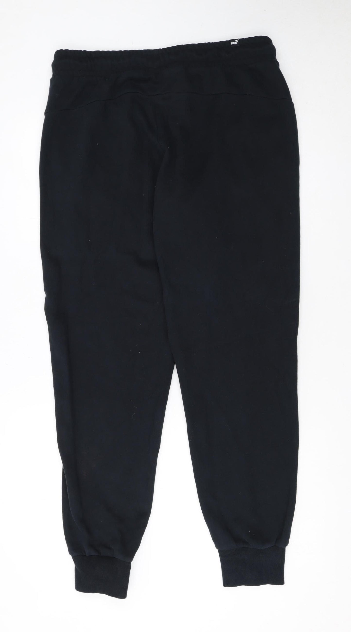 Puma Men's Black Jogger Sweatpants L Regular Fit Casual Trousers