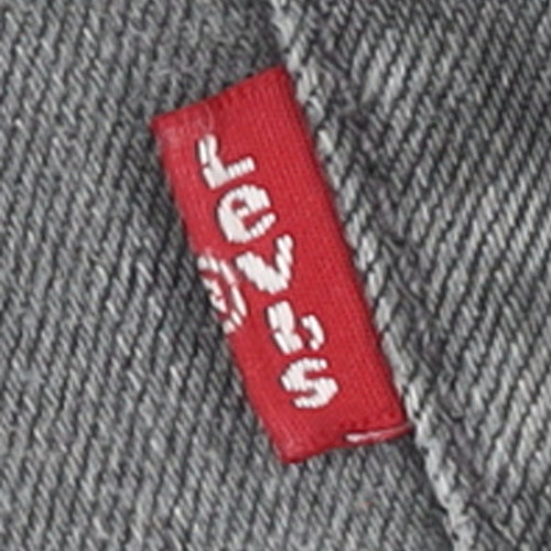Levi's Men Grey Straight Fit Denim Jeans W33 L30 Regular