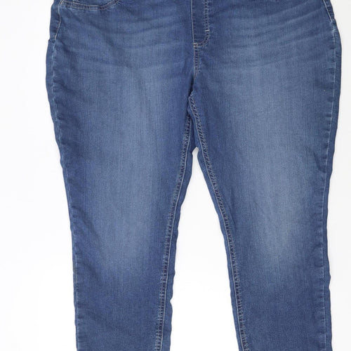 Lee Women Blue Skinny Stretch Denim Jeans Size 2XL