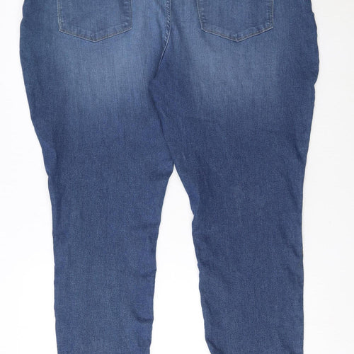 Lee Women Blue Skinny Stretch Denim Jeans Size 2XL