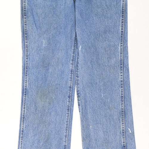 Wrangler Women's Blue Straight Slim Fit Denim Jeans Size 14