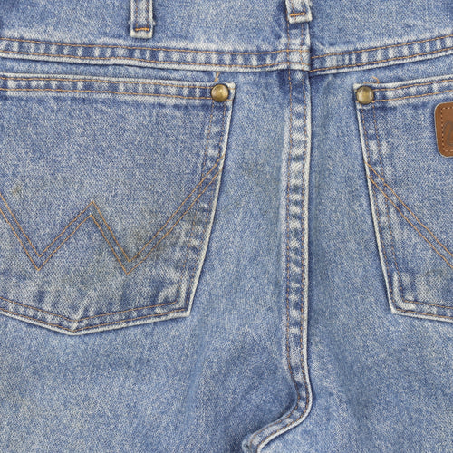 Wrangler Women's Blue Straight Slim Fit Denim Jeans Size 14