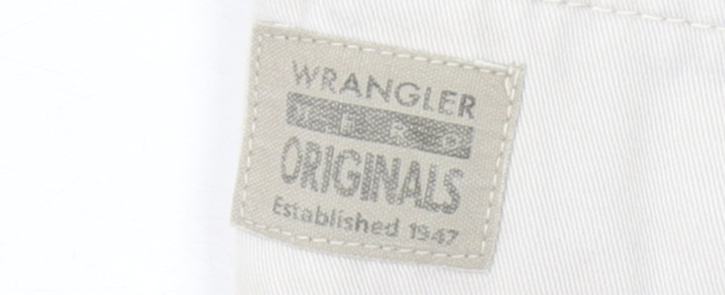 Wrangler Men's Beige Cargo Shorts 40in Cotton Lightweight Summer