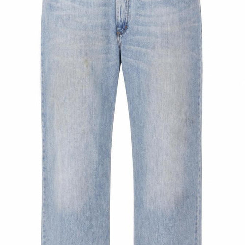 Wrangler Men's Blue Light Wash Straight Denim Jeans 44x30