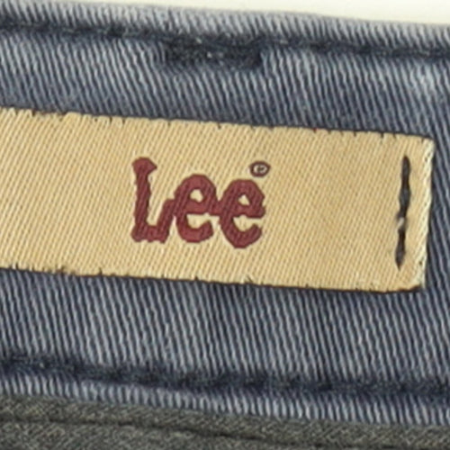 Lee Women's Blue Chino Cotton Stretch Trousers Size 18W