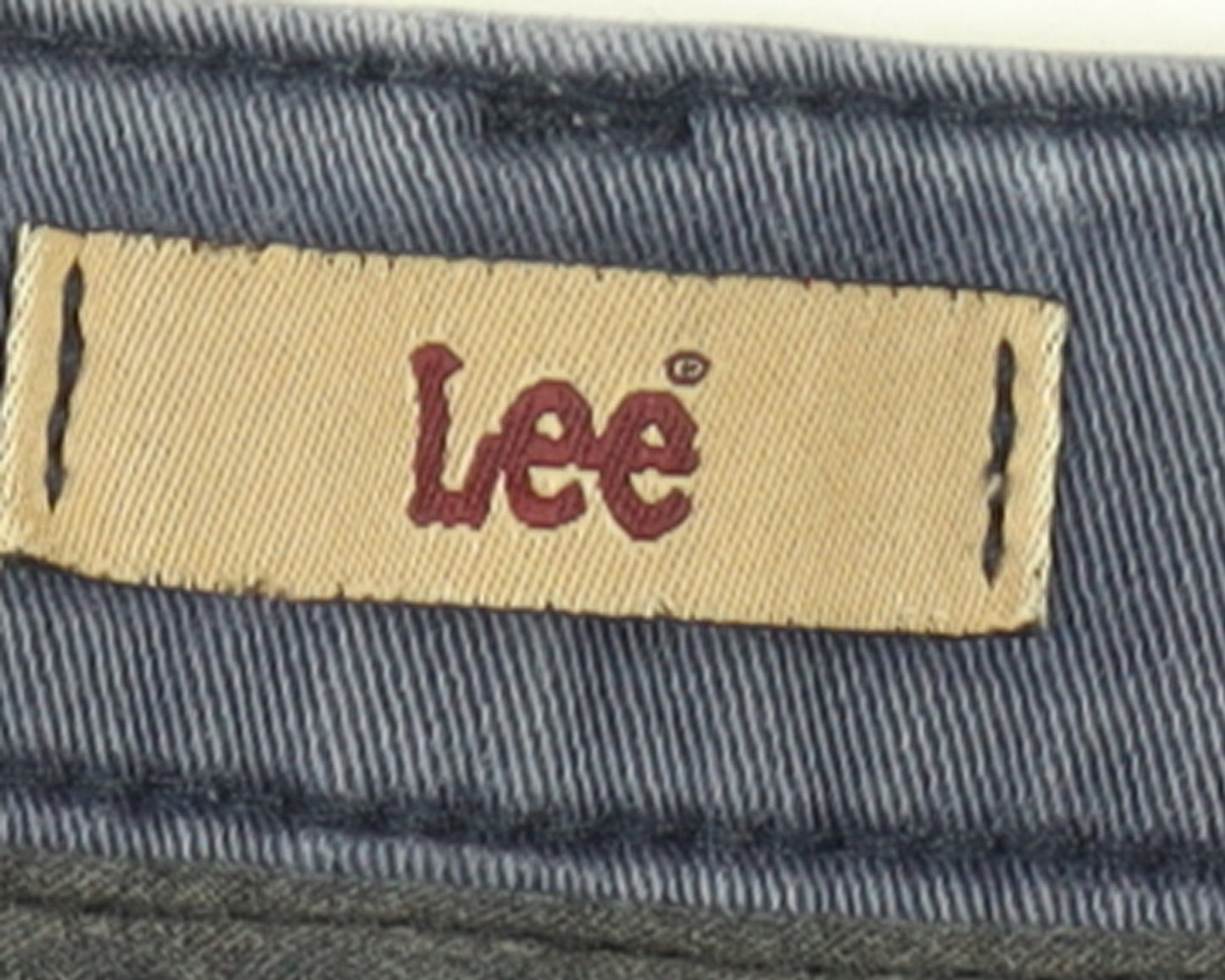 Lee Women's Blue Chino Cotton Stretch Trousers Size 18W