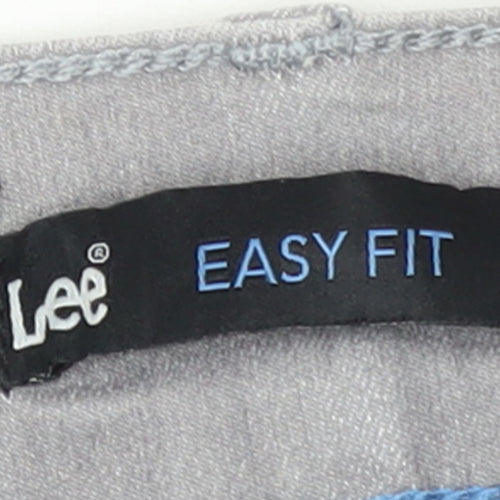 Lee Women’s Grey Easy Fit Straight Leg Stretch Jeans Size 10