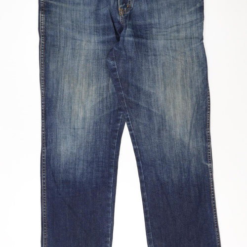 Wrangler Men’s Blue Texas Stretch Straight Jeans W36 L30