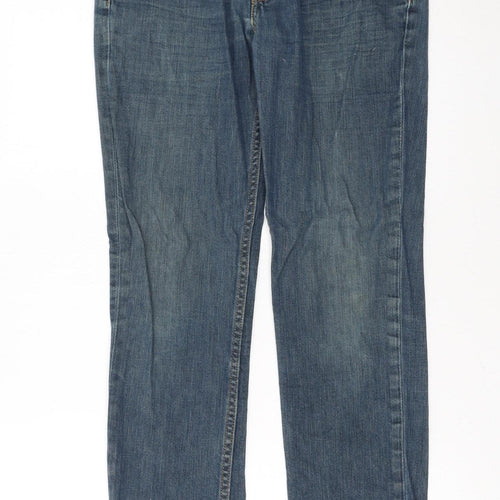 Levi's Women's Blue Straight Leg Denim Jeans Size 12 Regular