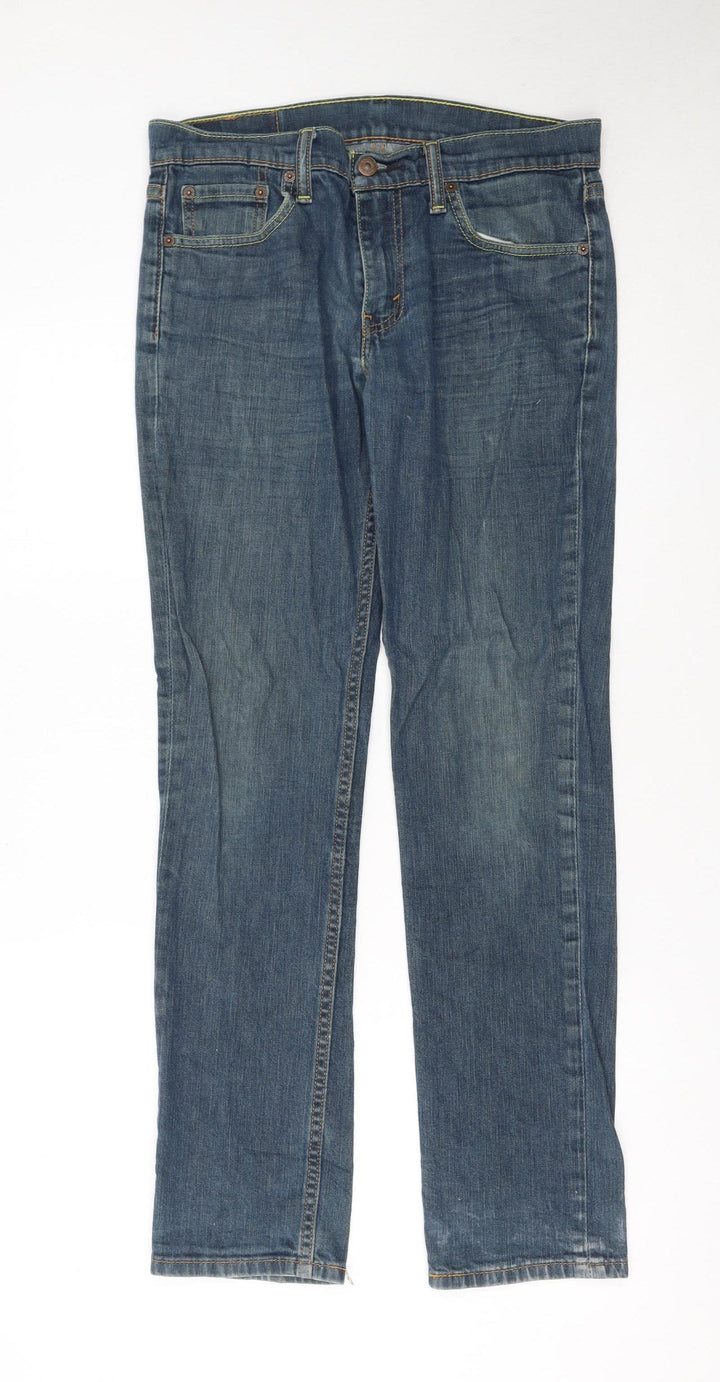 Levi's Women's Blue Straight Leg Denim Jeans Size 12 Regular