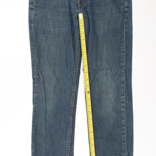Levi's Women's Blue Straight Leg Denim Jeans Size 12 Regular