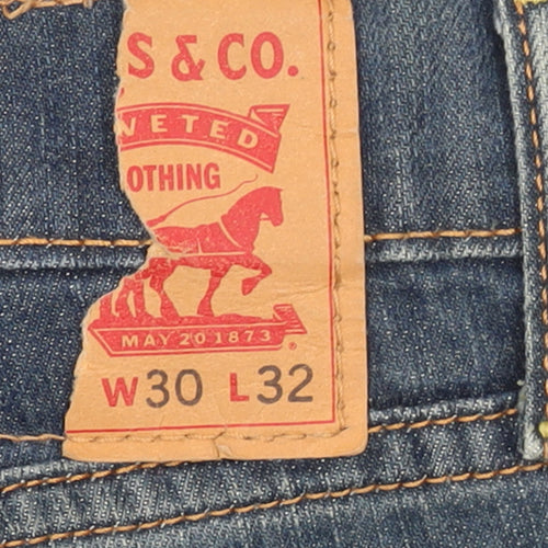 Levi's Women's Blue Straight Leg Denim Jeans Size 12 Regular