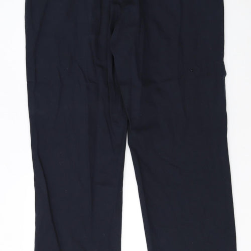 Lee Men's Blue 42x32 Regular Fit Cotton Chino Trousers