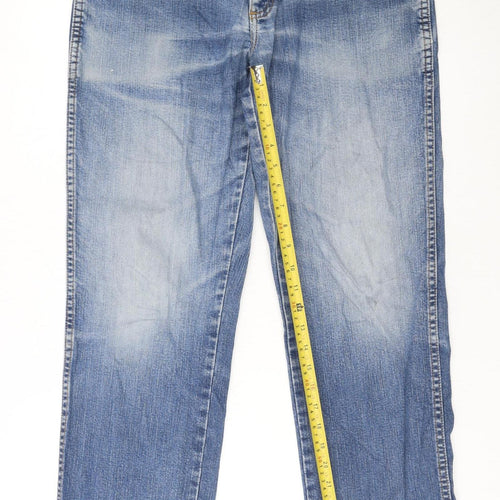 Wrangler Men's Blue Texas Stretch Straight Jeans W33 L30