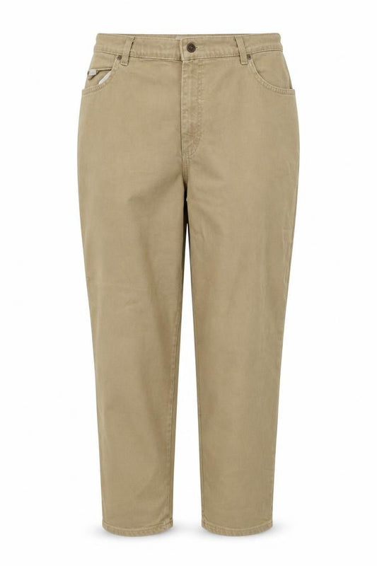 Front view of Lee Women's Beige Straight Leg Jeans Size 20W Plus Mid Rise Denim
