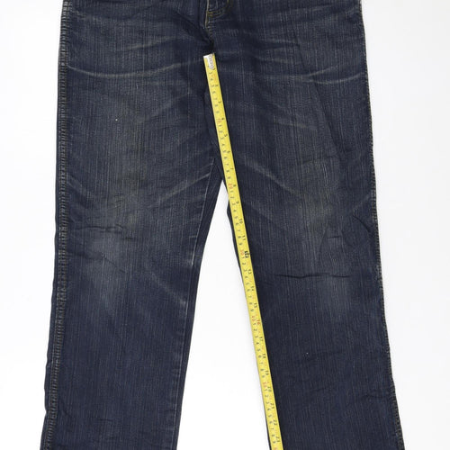 Wrangler Men’s Blue Texas Stretch Straight Jeans W31 L30