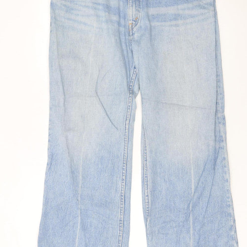 Polo Ralph Lauren Men’s Blue Straight Leg Jeans 32R Light Wash Denim