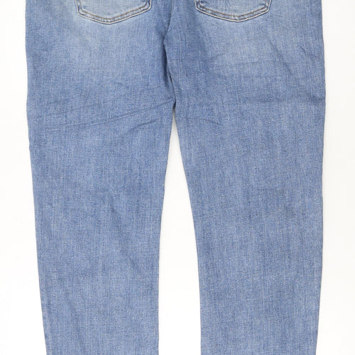 Diesel Men's Blue Medium Wash 34in Straight Fit Denim Jeans