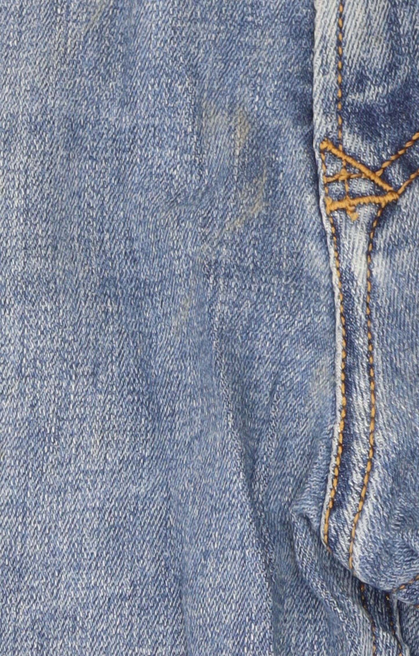 Diesel Men's Blue Medium Wash 34in Straight Fit Denim Jeans