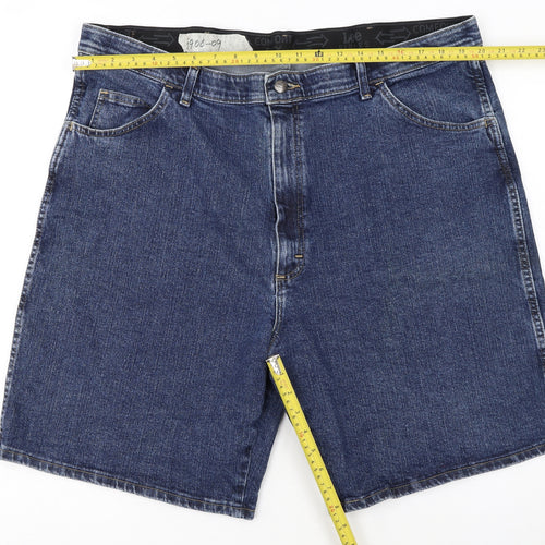 Lee Riders Men's Blue Denim Shorts Size 42 Regular Fit Casual